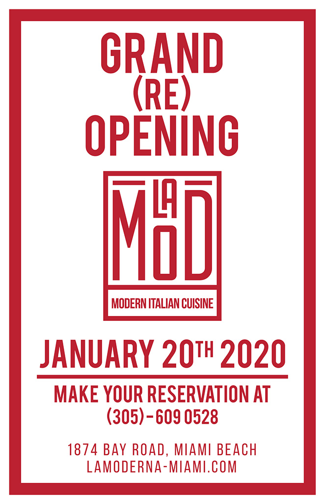 Reopening La Moderna